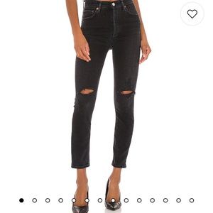 Agolde Nico High Rise Slim in Cassette